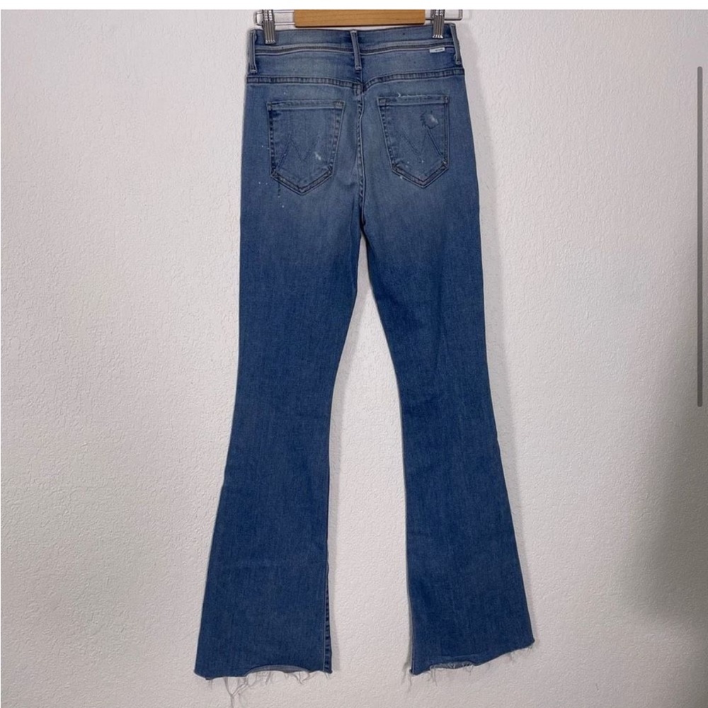 Mother High Waisted Button Fly Pixie Cruiser Fray… - image 4